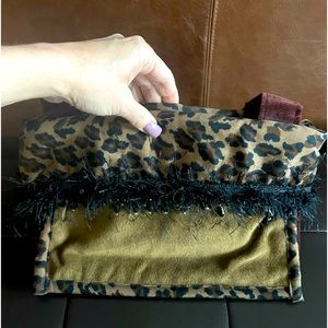 Cute Leopard Animal Print Purse Handbag
